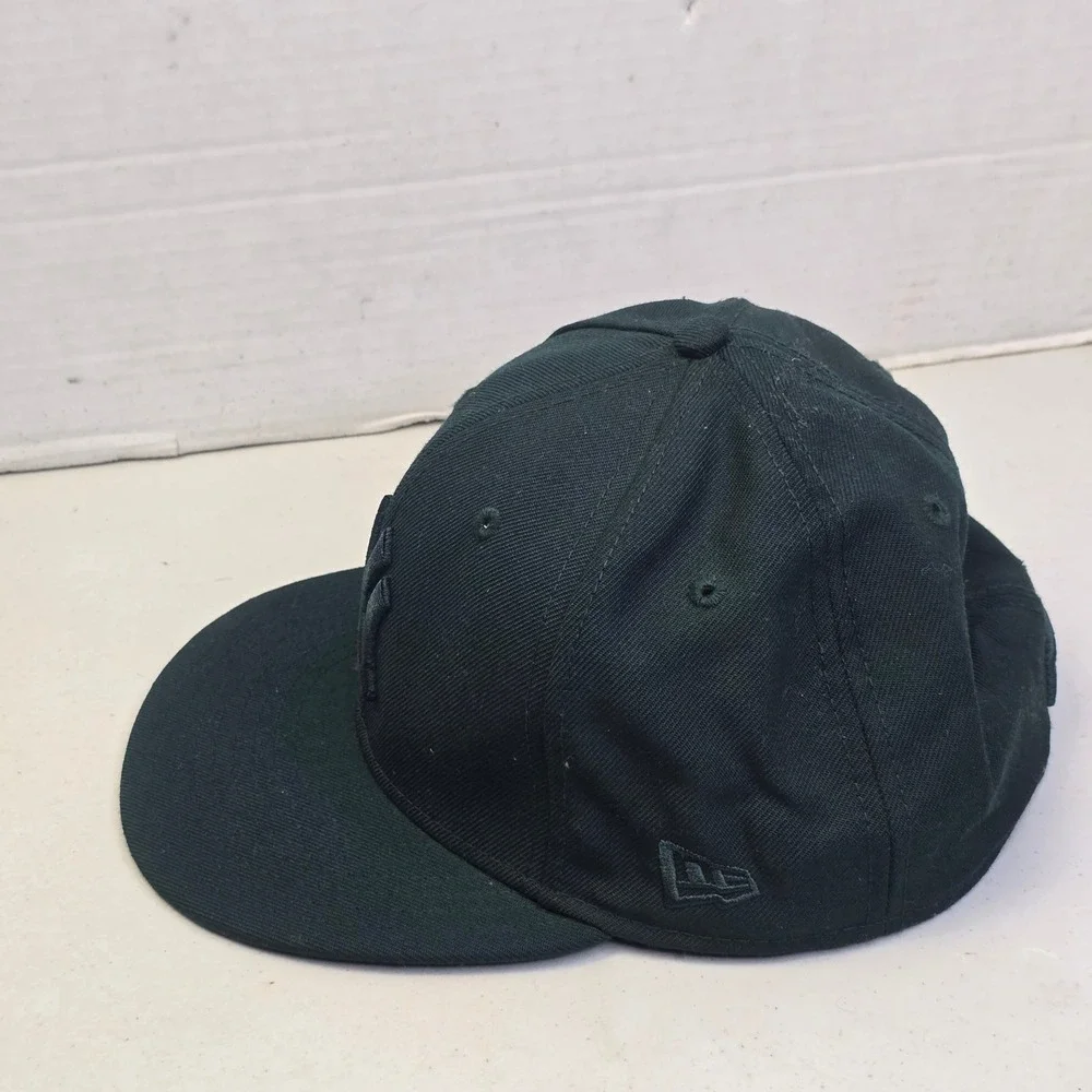 New Era Men's 59FIFTY New York Yankees Fitted Hat 7 1/2 Dark Green Wool Cap U7